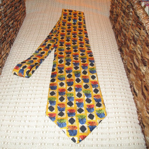 Ermenegildo Zegna Tie 4" Wide - Picture 9 of 11